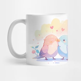 Love Birds watercolor Mug